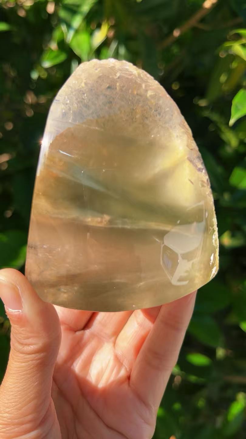5A 300G   Natural  Blue Green Rutilated Quartz Ornament