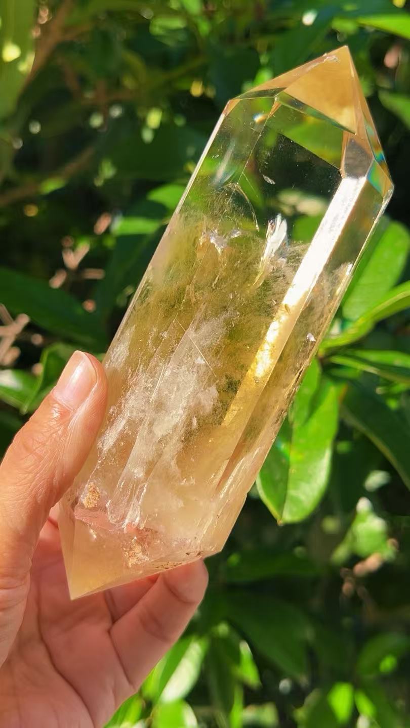 5A 360G   Natural  Citrine Doubiepoint