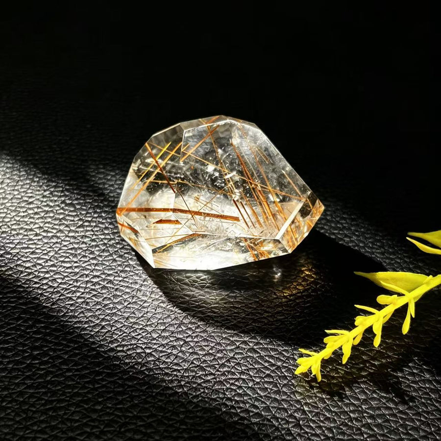 5A 50G   Natural Irregular Rutilated Crystal