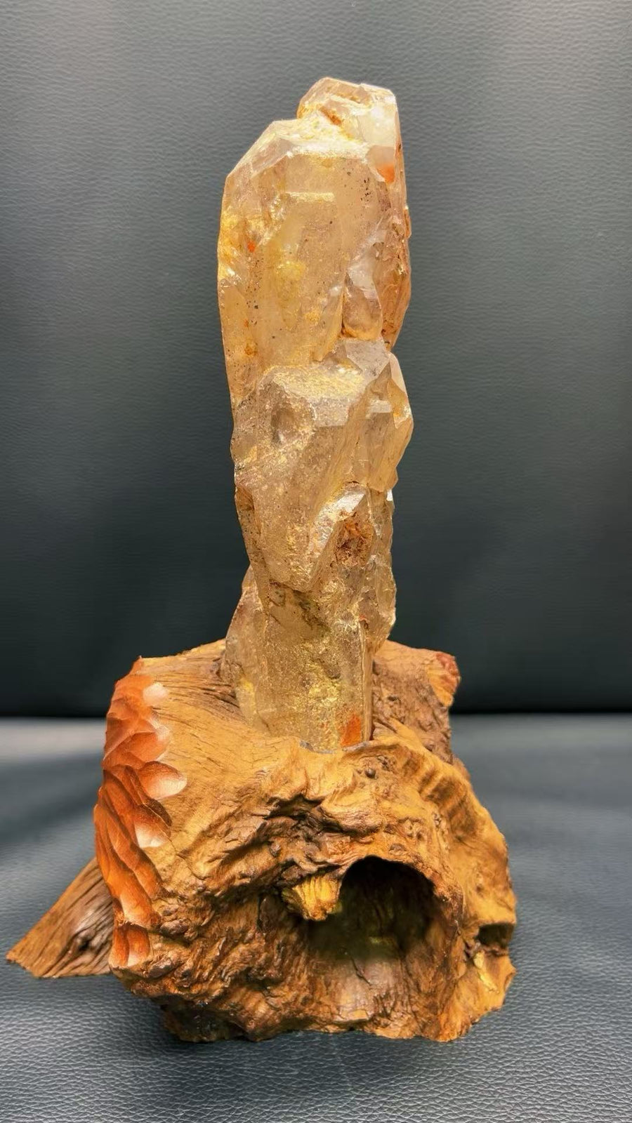 5A 1530G   Natural Red Mud  Sea Bone