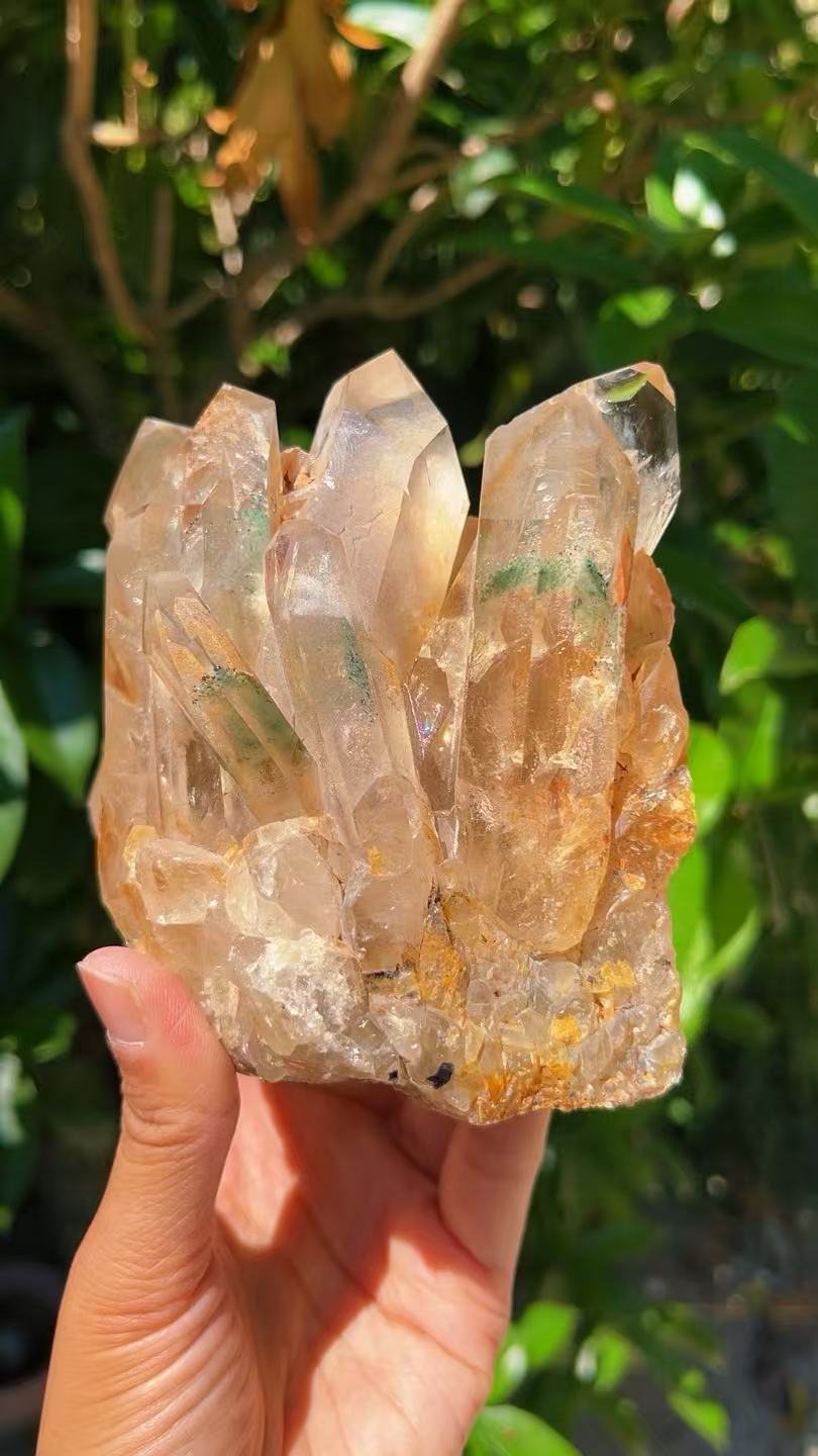 5A 1050G   Garden Quartz  Crystal Cluster