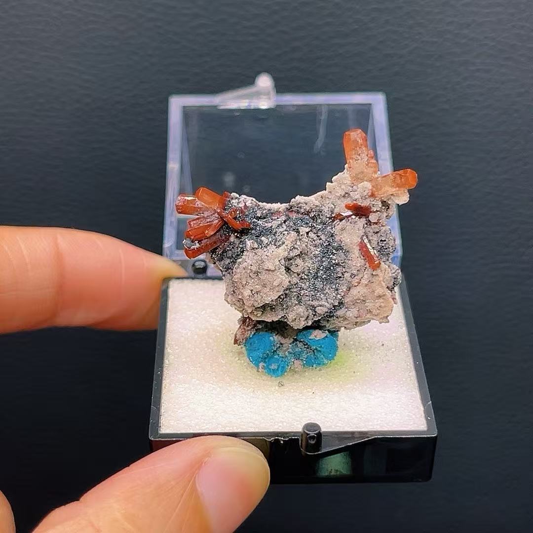 5A15G   Natural Red Topaz Intergrowth Specimen