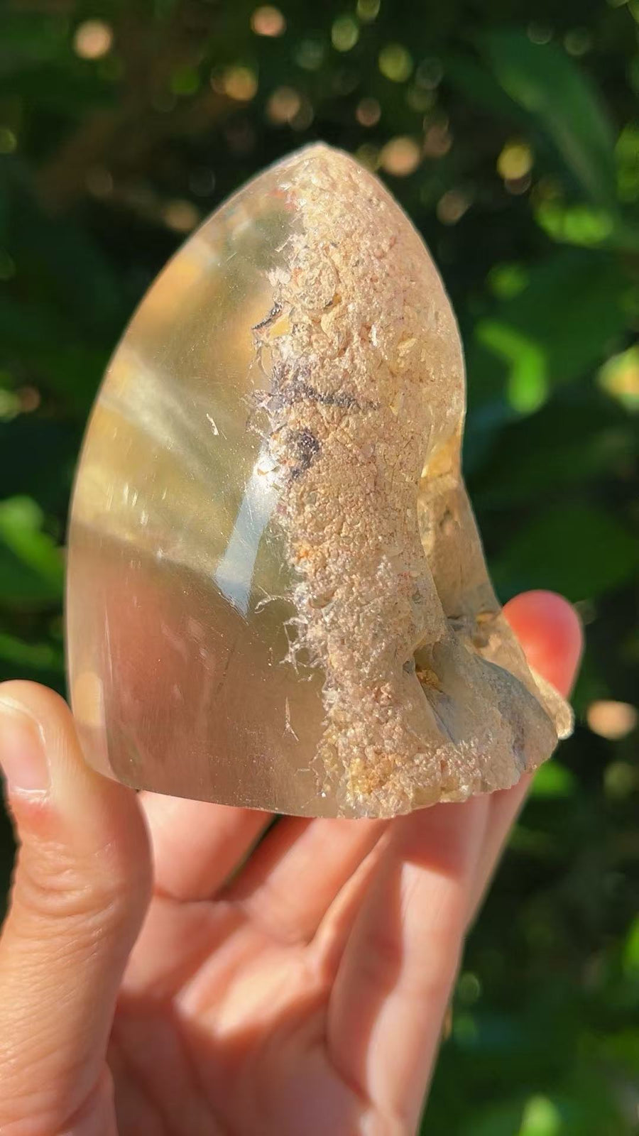 5A 300G   Natural  Blue Green Rutilated Quartz Ornament