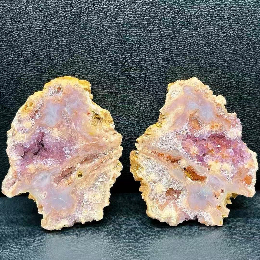 5A670G   Colorful Cherry Blossom Agate Fudge Ornament
