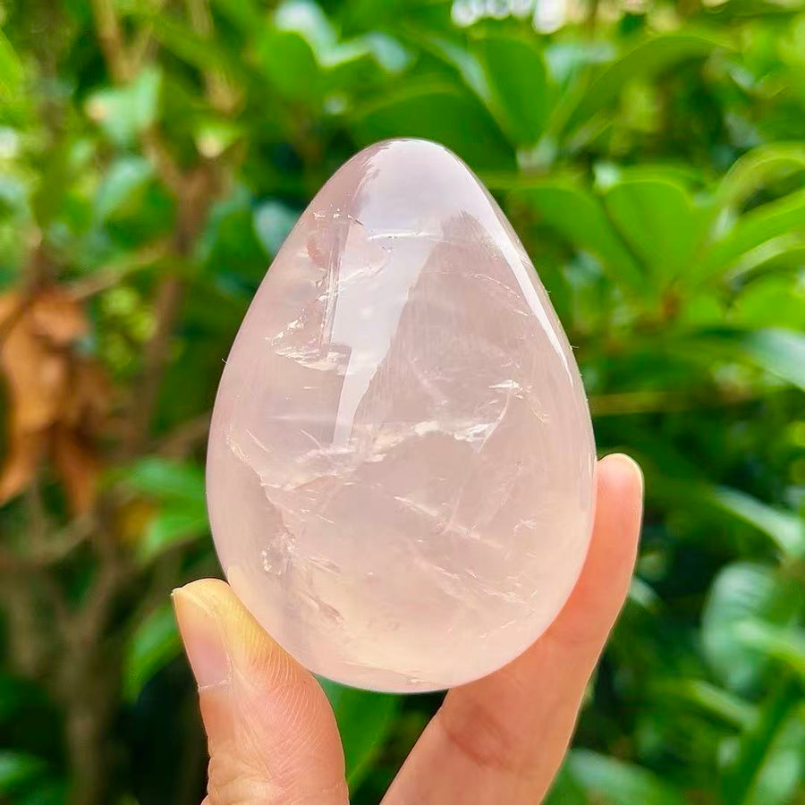 5A160G  Glossy Delicate Mozambique Quartz Orb