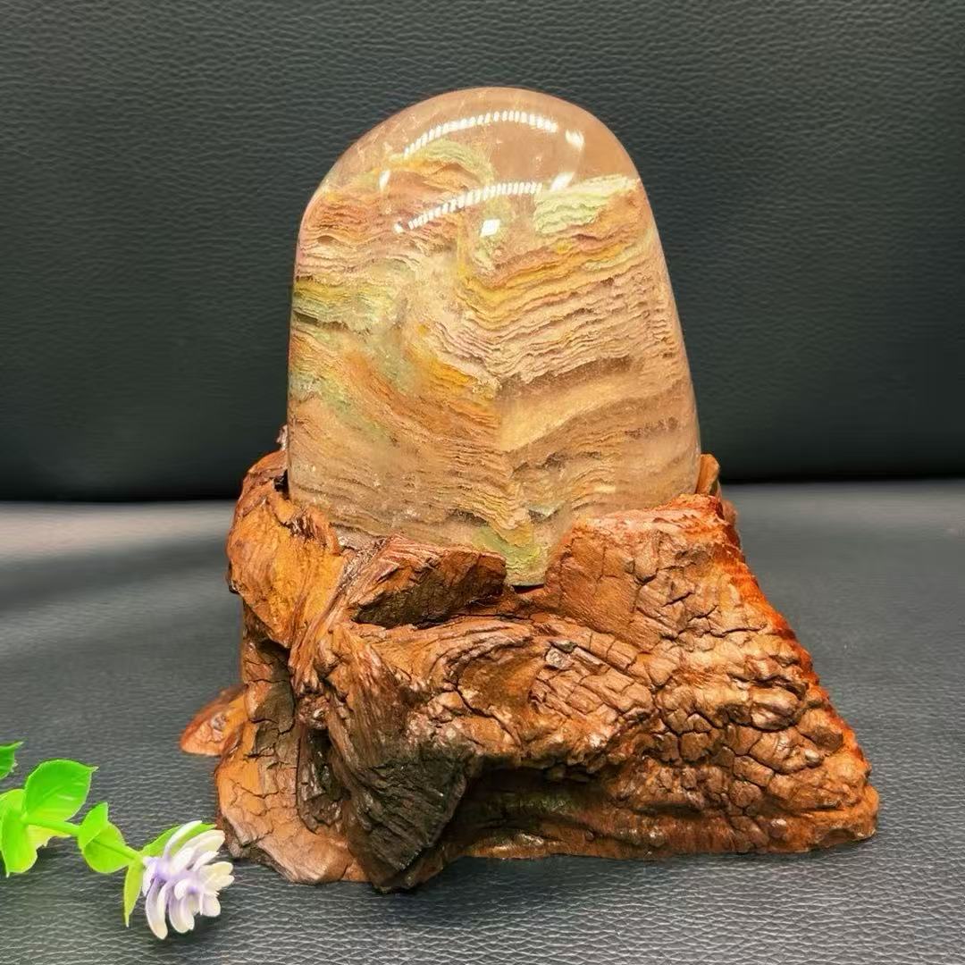 5A920G   Colorful Phantom Quartz Ornament