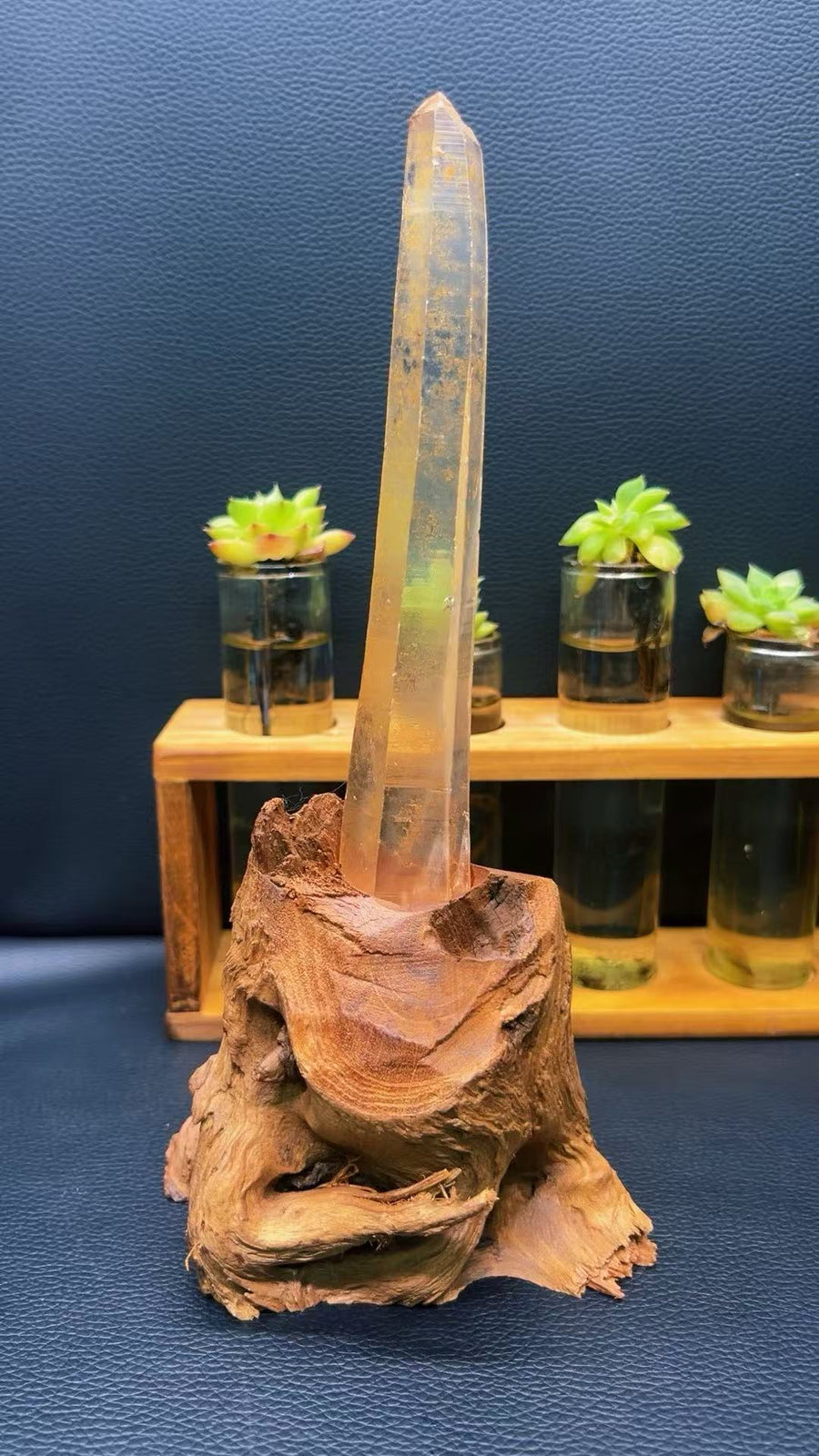 5A 300G  Fire  Quartz   Crystal