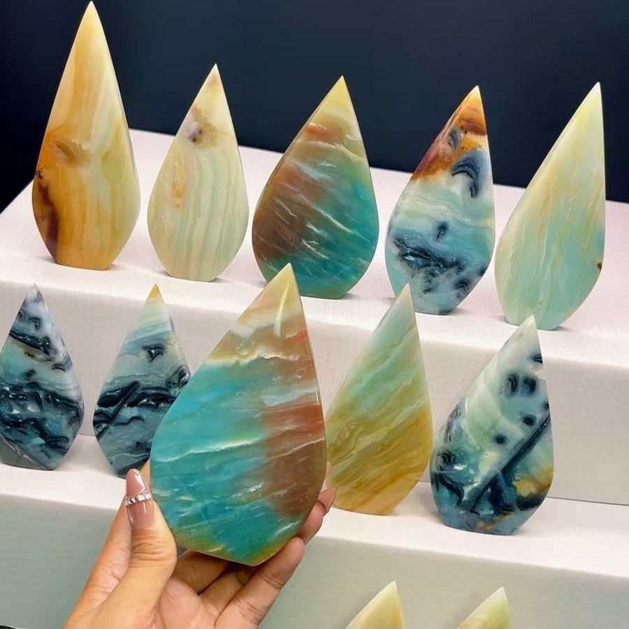 5A 280G  Caribbean Blue Calcite