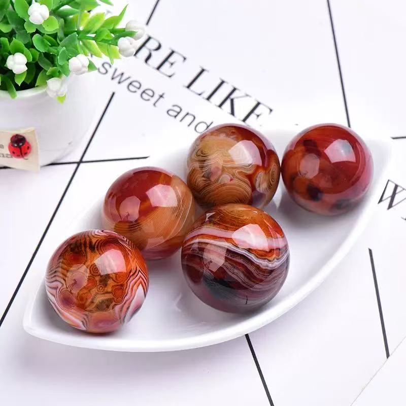 Natural crystal onyx sardonyx agate sphere polish wholesale