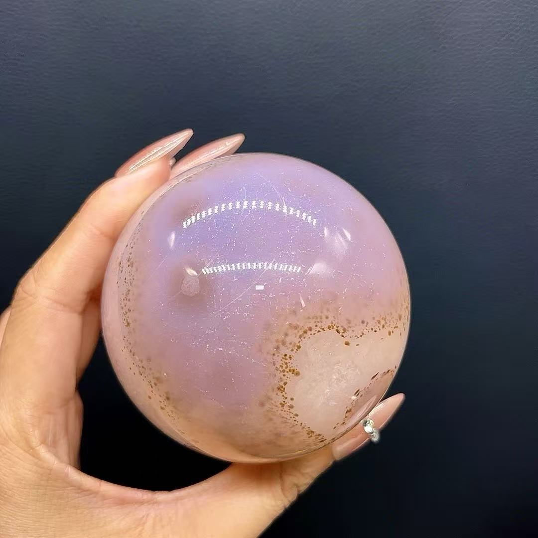 5A 350G   Sparkling Full Split Smiling Agate Specimen