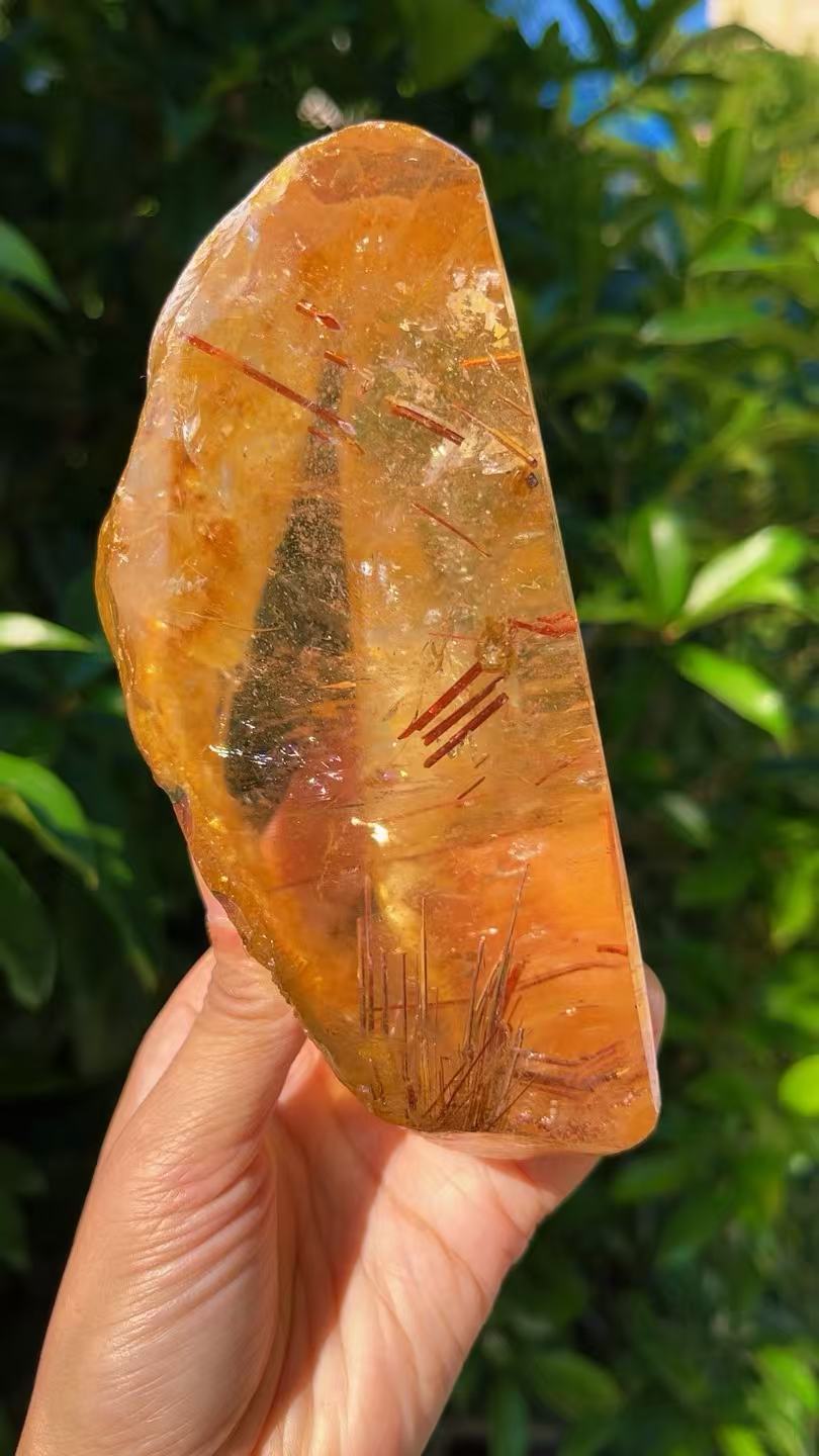 5A 1160G   Natural Red Rutilated Golden healer