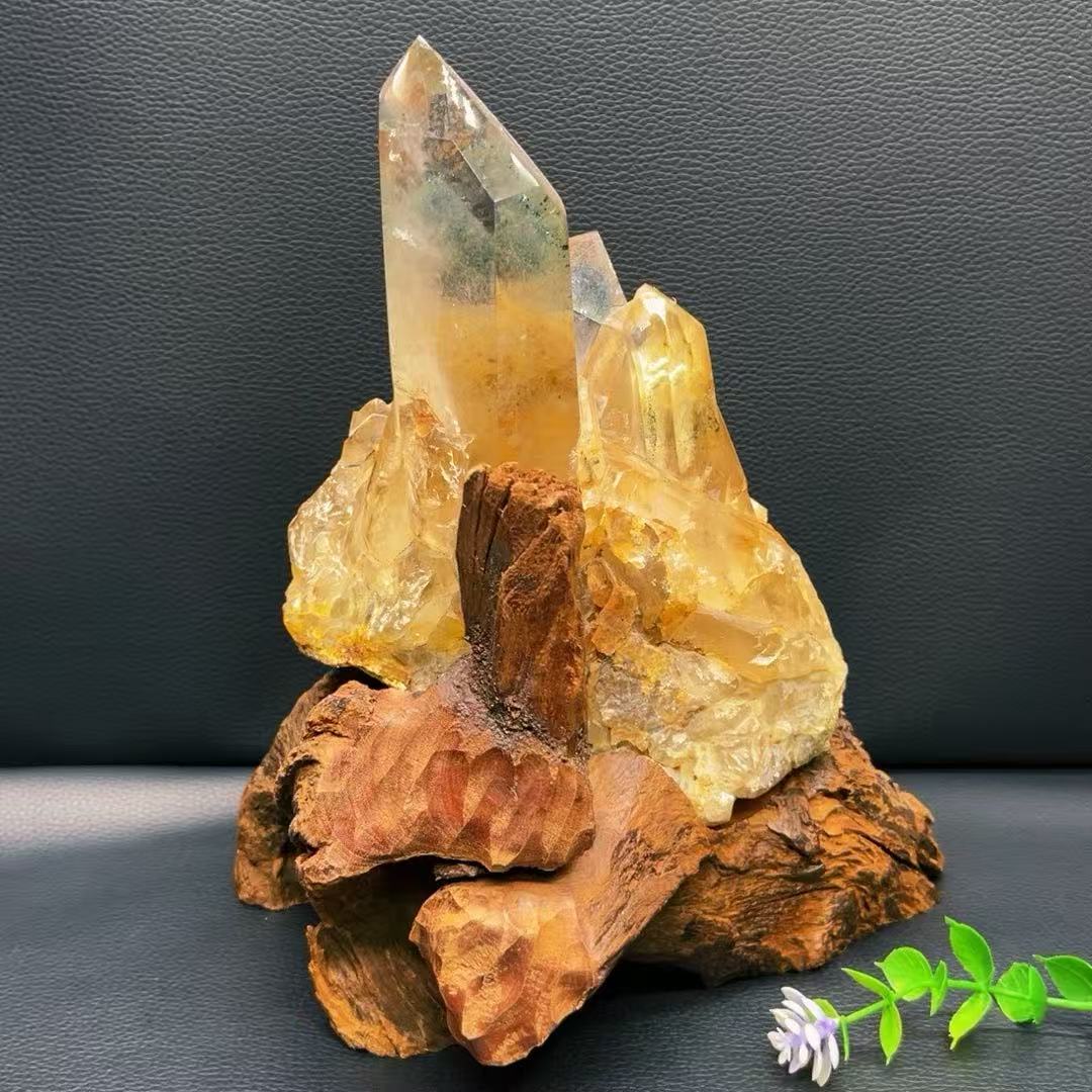 5A 1550G    Natural  Citrine Crystal Cluster
