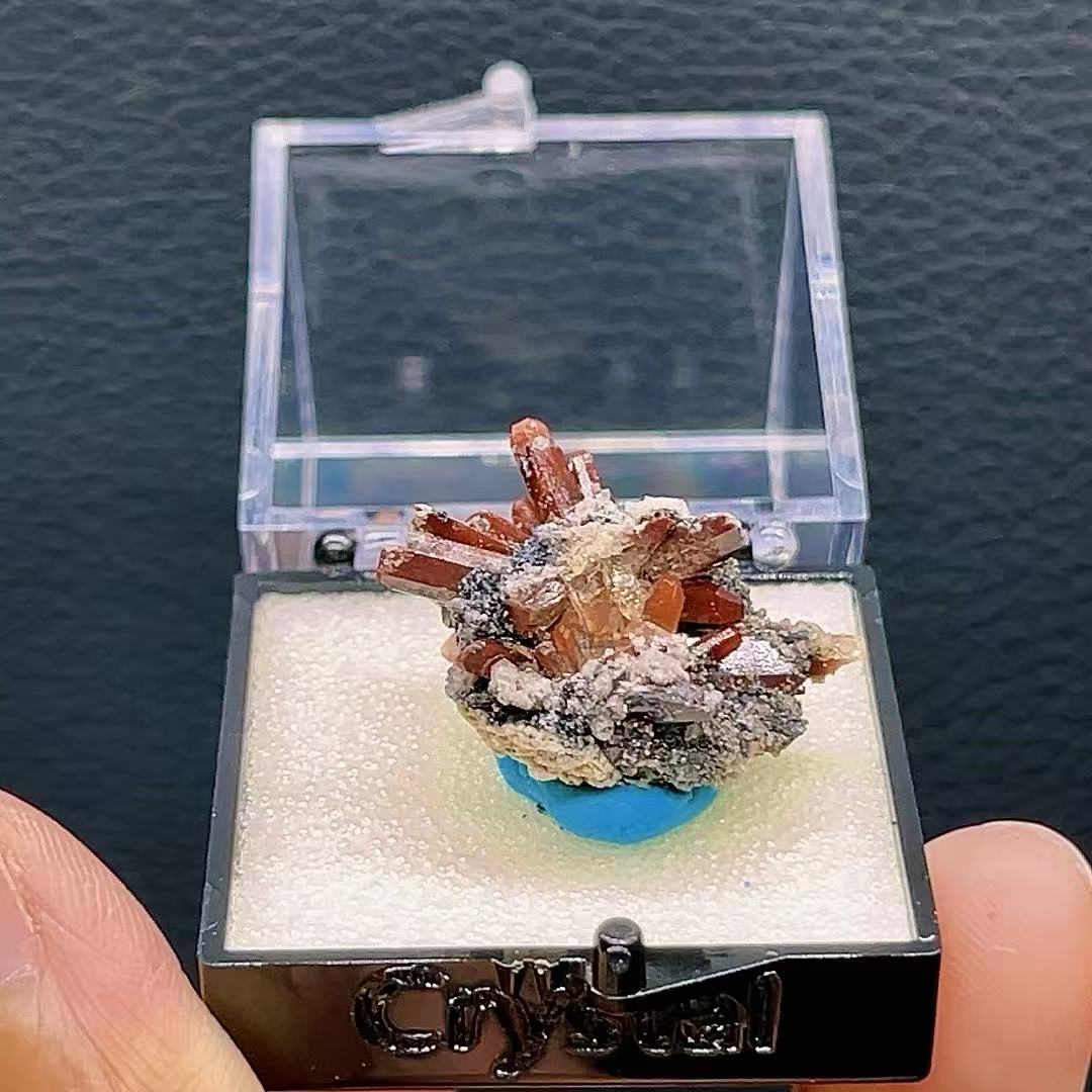 5A15G   Natural Red Topaz Intergrowth Specimen