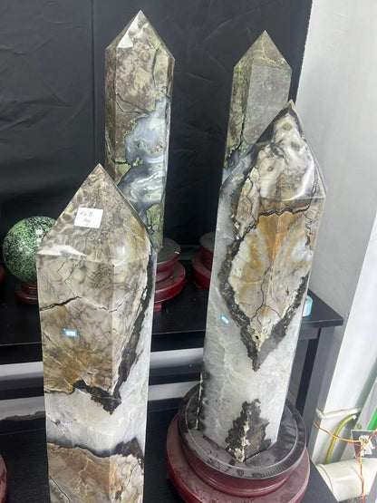 5 volcanic agate pillars.Product pictures have been uploaded.