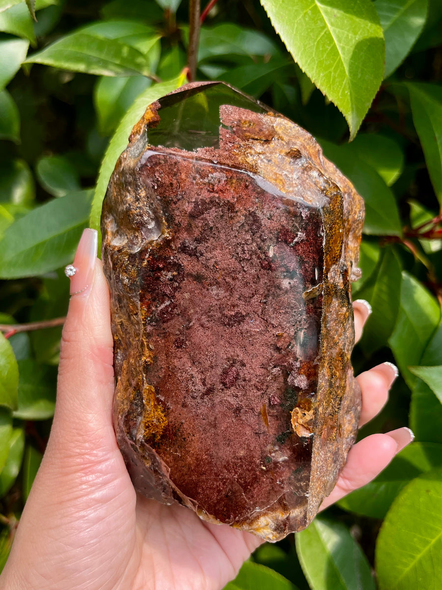 5A  1170G  Red Quartz Crystal