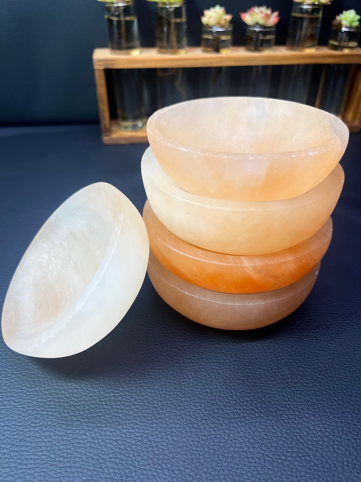 5A      Premium Natural Selenite Healing Stone Ornament