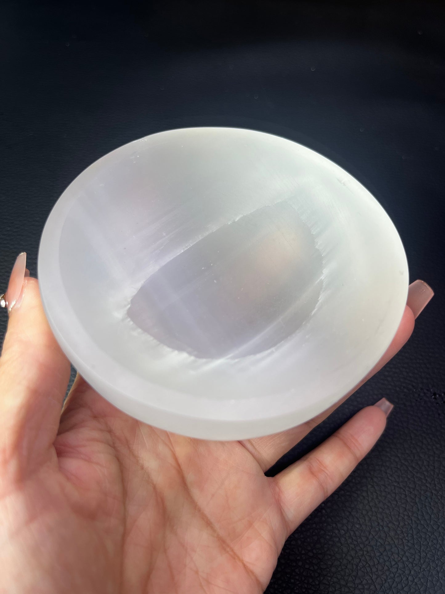 5A      Premium Natural Selenite Healing Stone Ornament