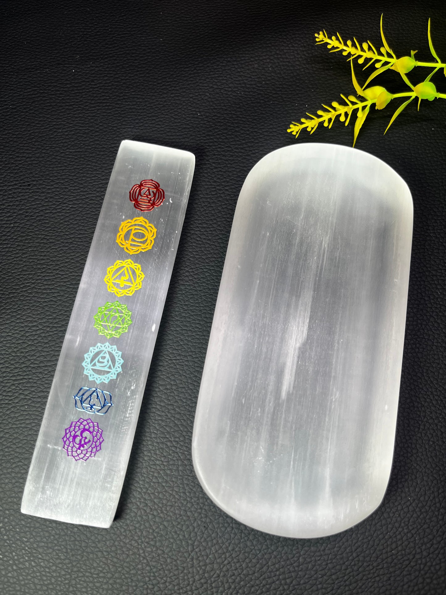 5A      Premium Natural Selenite Healing Stone Ornament