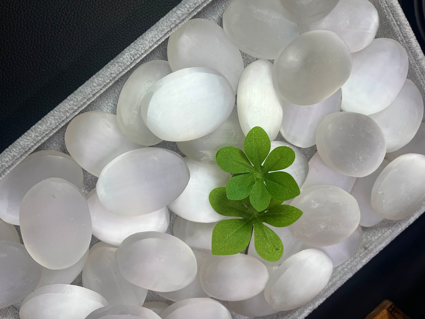 5A      Premium Natural Selenite Healing Stone Ornament