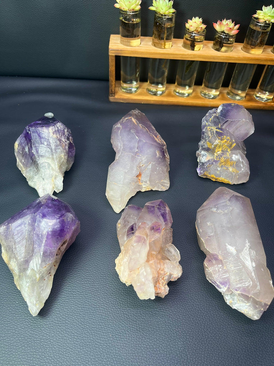 5A140G Natural Amethyst Cluster wand specimen mineral