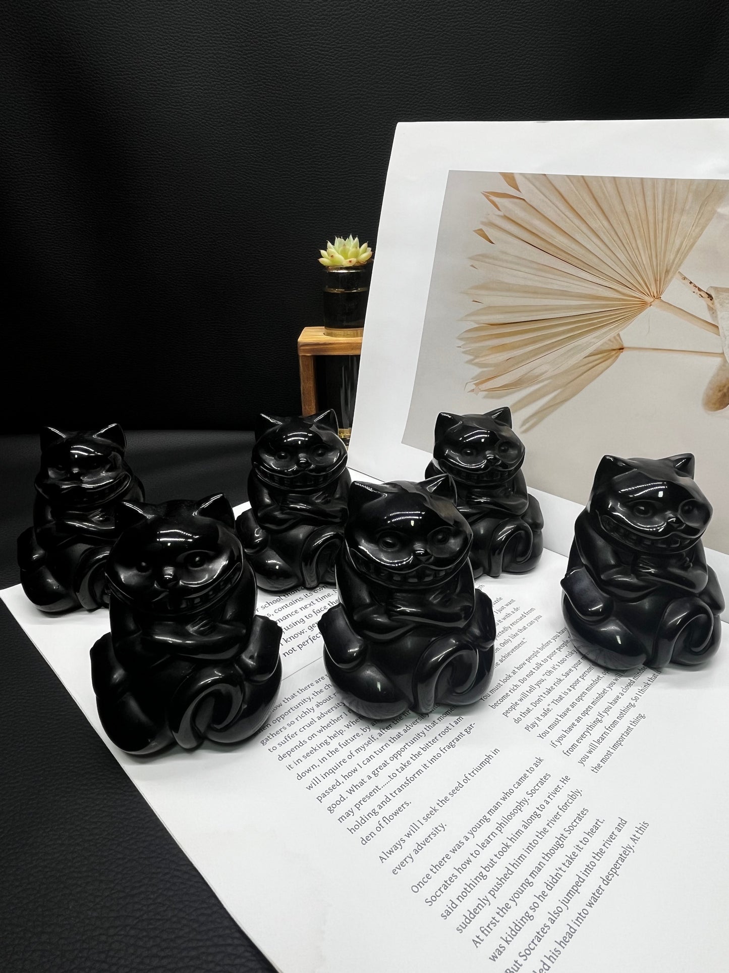 5A200G   Premium Polished Natural Black Obsidian Ornament