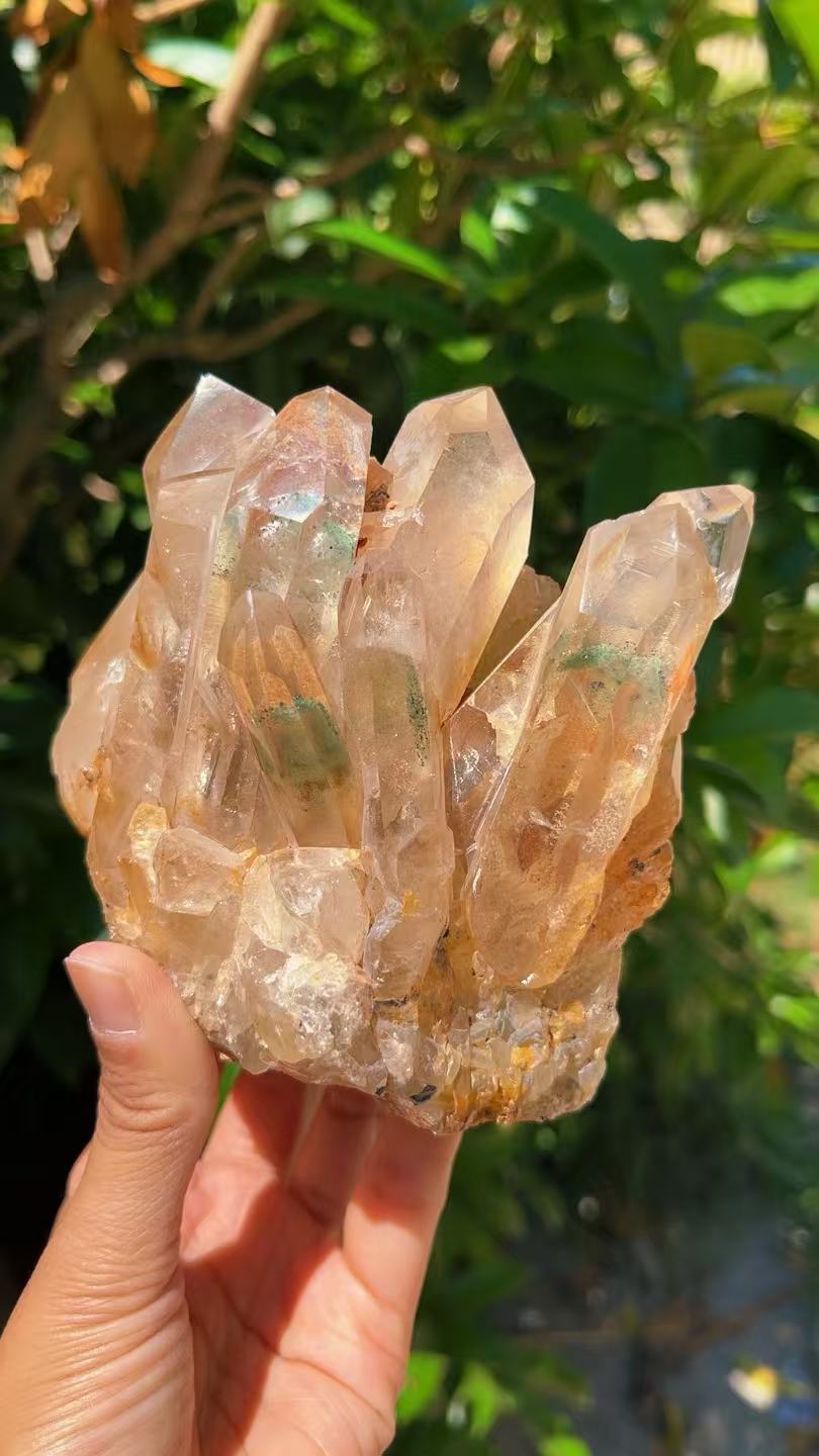 5A 1050G   Garden Quartz  Crystal Cluster