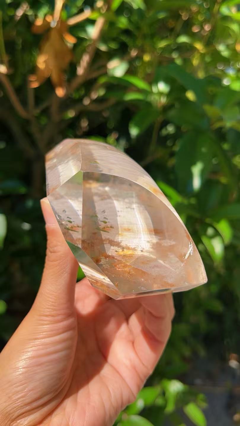 5A 850G   White Phantom Quartz High Transparency