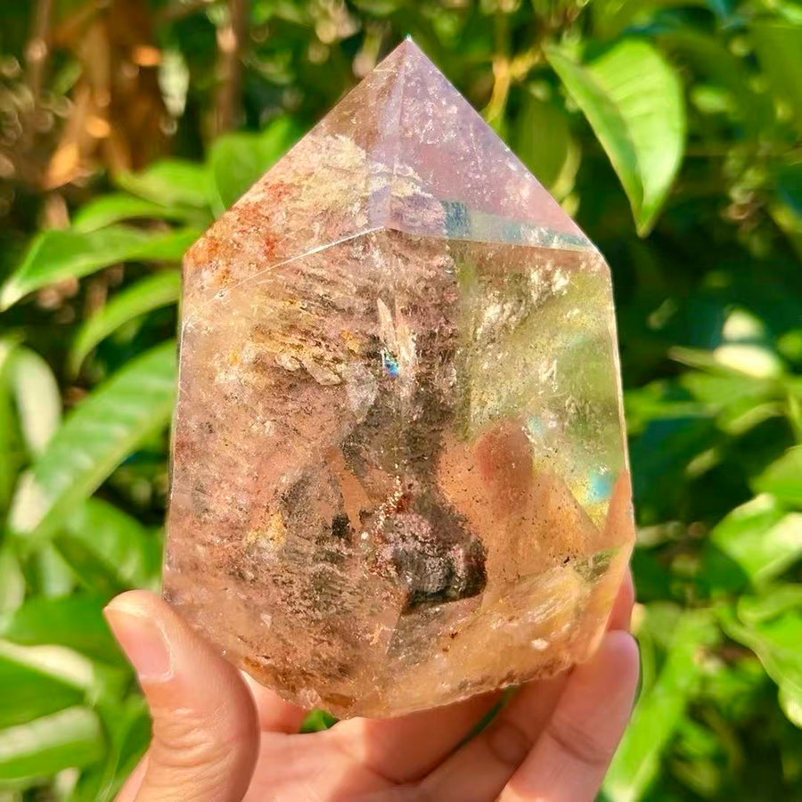 5A 460G    Natural  Phantom Crystal Point