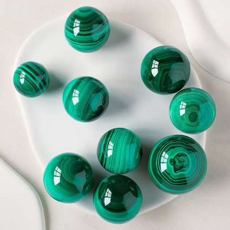 5A 190G    Natural  Malachite Sphere