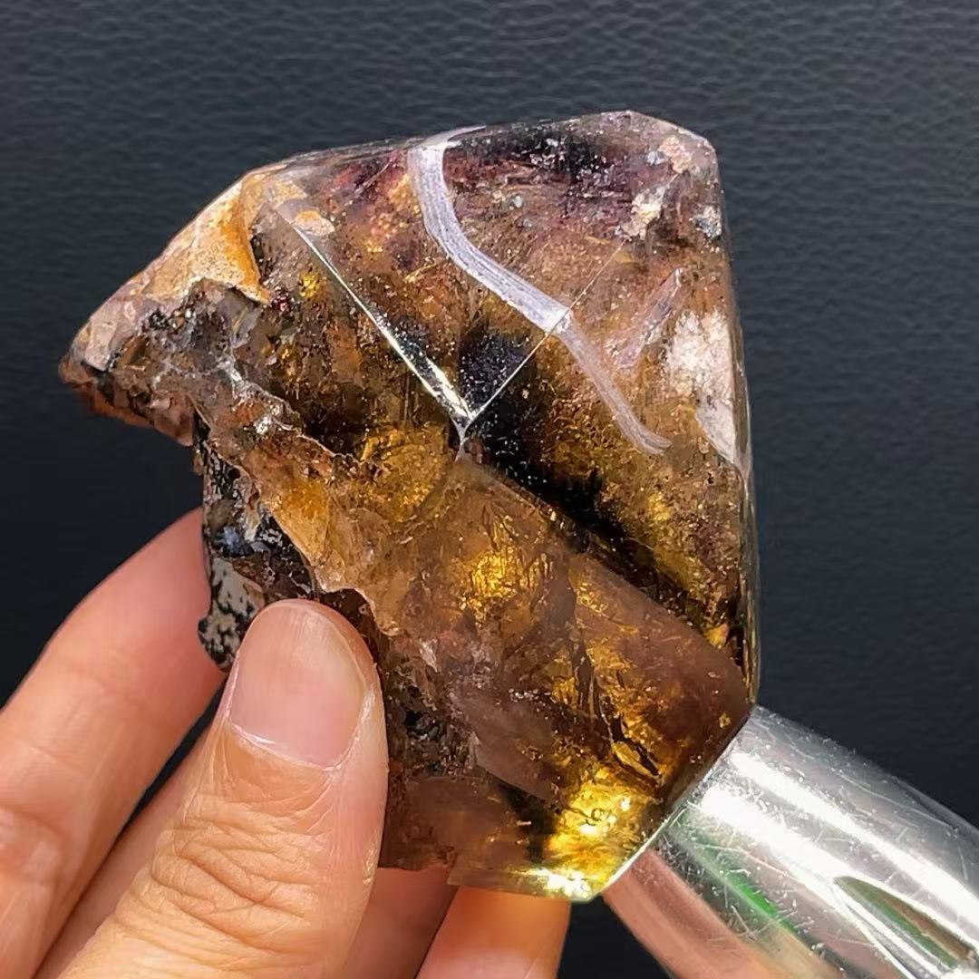 5A 360G  Natural Sea Urchin Amethyst Point