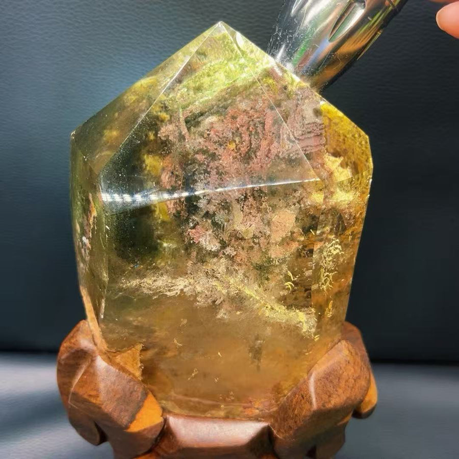 5A 1470G   Color Phantom Irregular Crystal Ornament