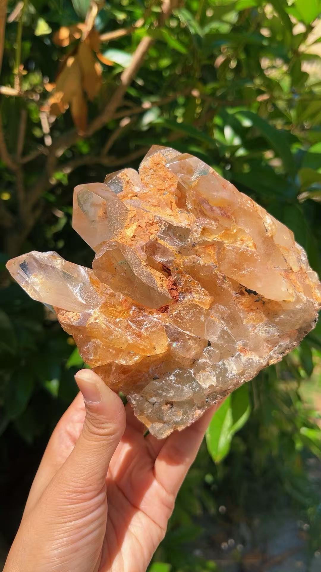 5A 1050G   Garden Quartz  Crystal Cluster