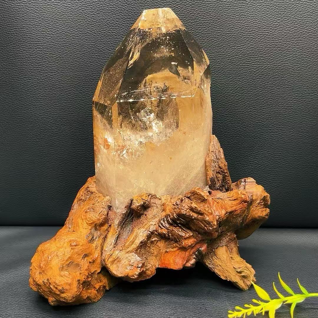 5A 1420G  Iridescent Flash Rainbow Crystal Point Decor