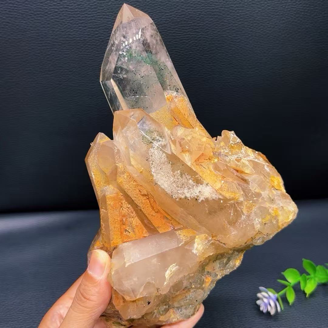 5A 1550G    Natural  Citrine Crystal Cluster