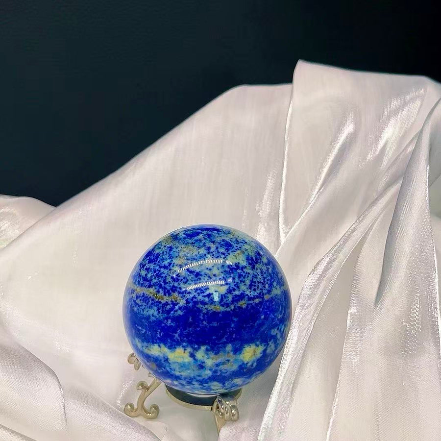 5A 2000G  Vivid Azure Lapis Lazuli Sphere
