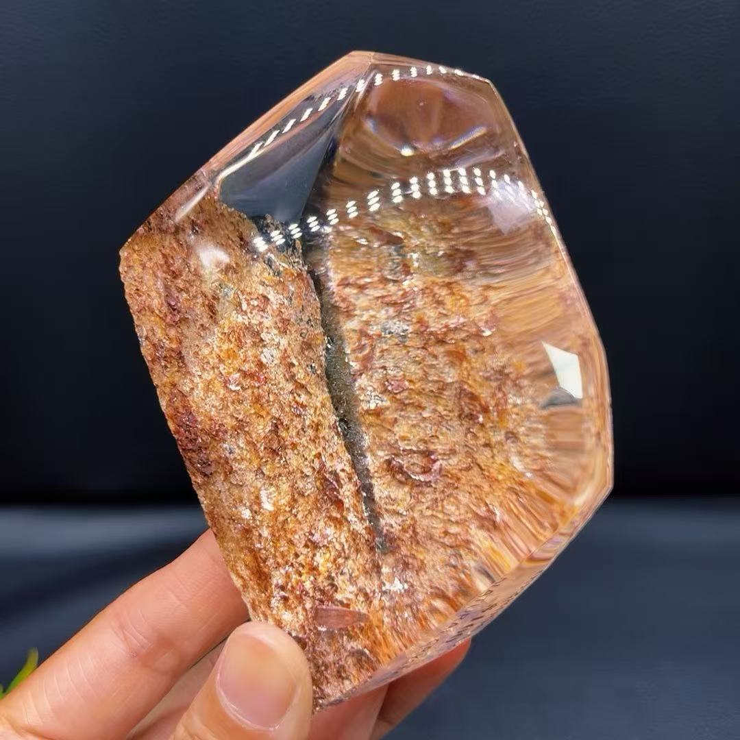 5A 800G   Red Phantom Irregular Crystal Ornament