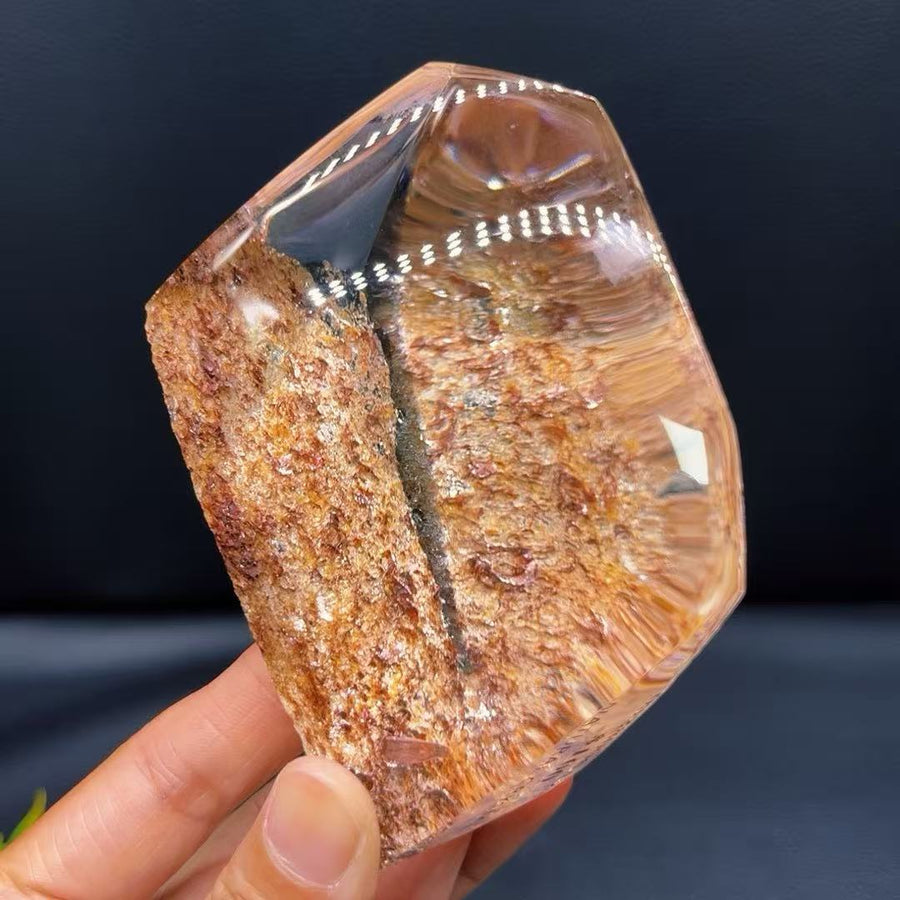 5A 800G   Red Phantom Irregular Crystal Ornament