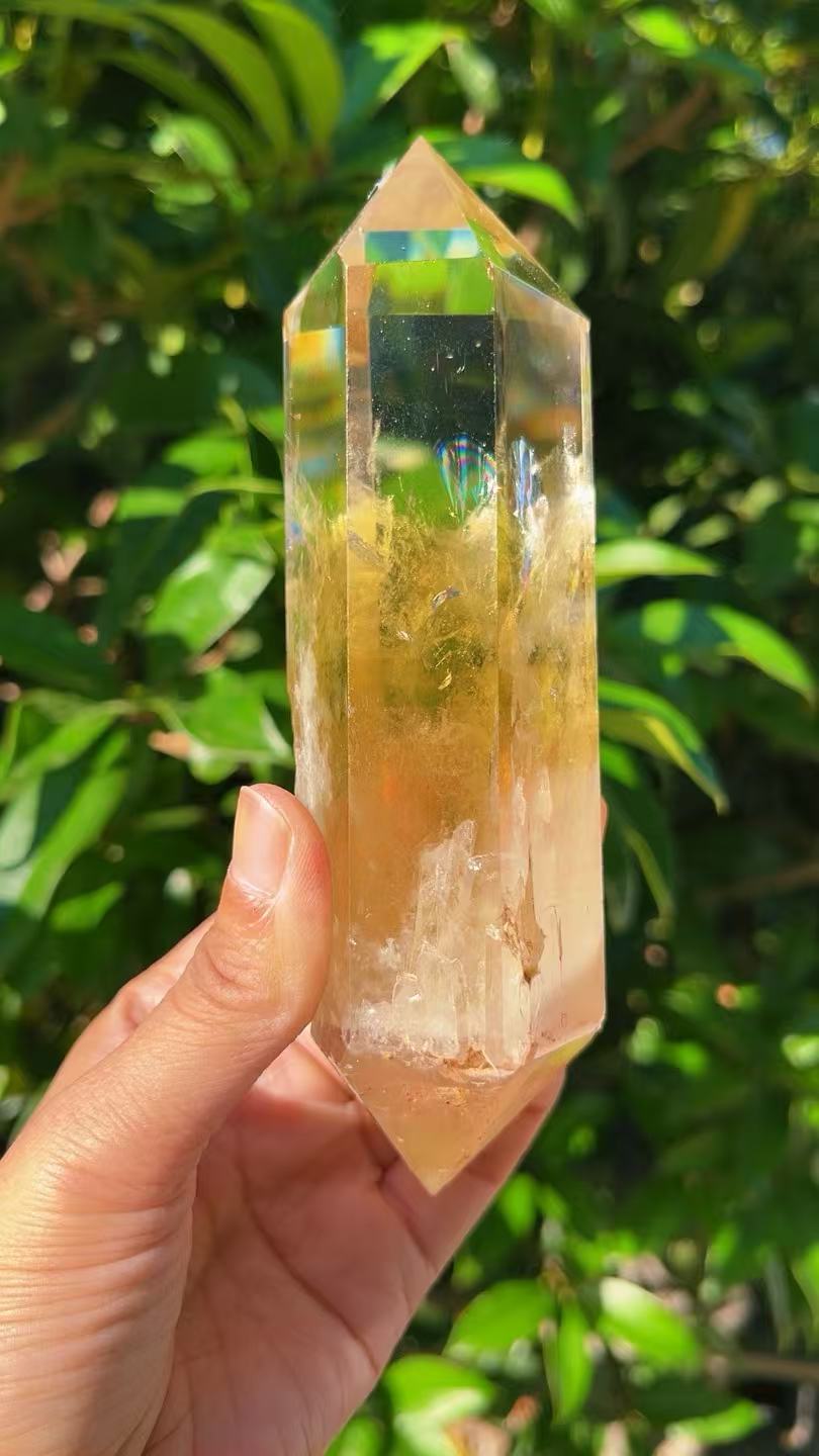 5A 360G   Natural  Citrine Doubiepoint