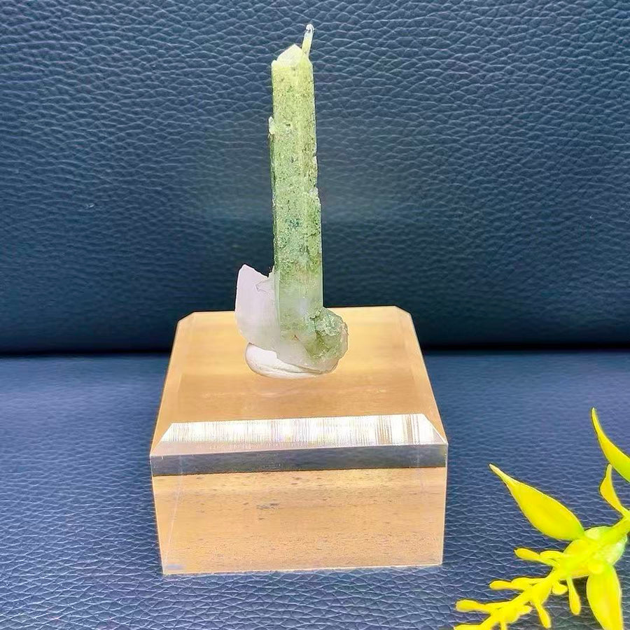5A90G   Natural Green Phantom Quartz Cluste