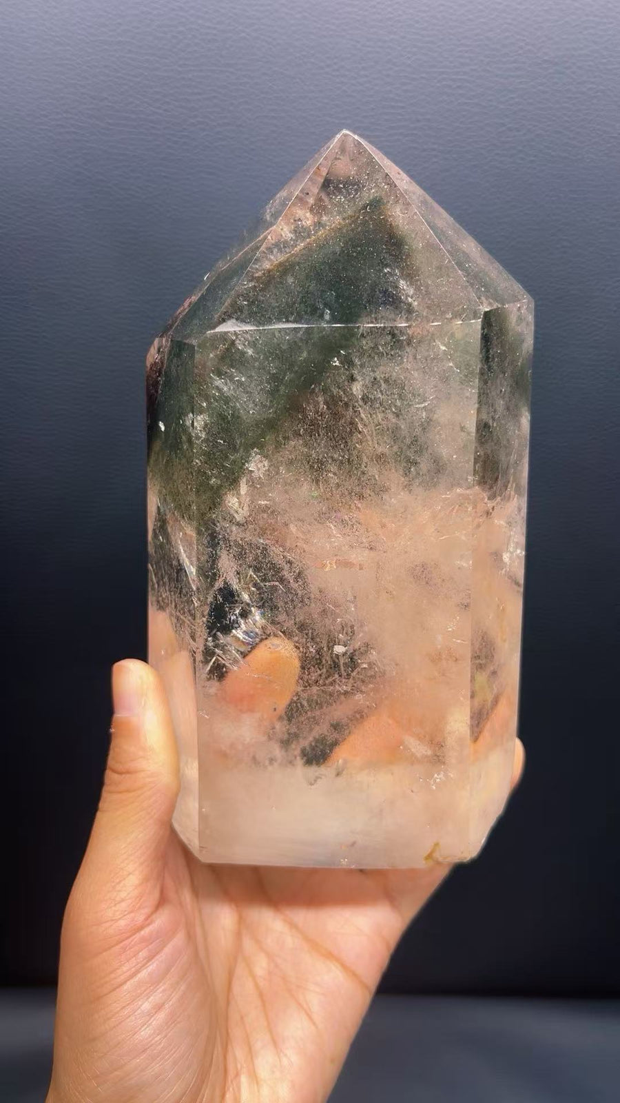 5A  1120G  Red and Garden Quartz