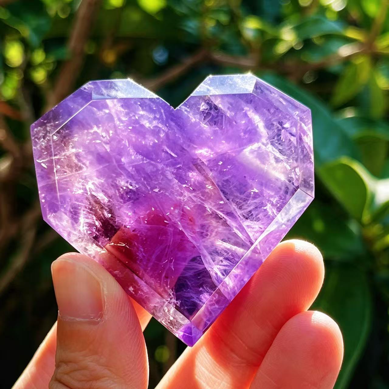 5A 110G   Amethyst Heart Specimen