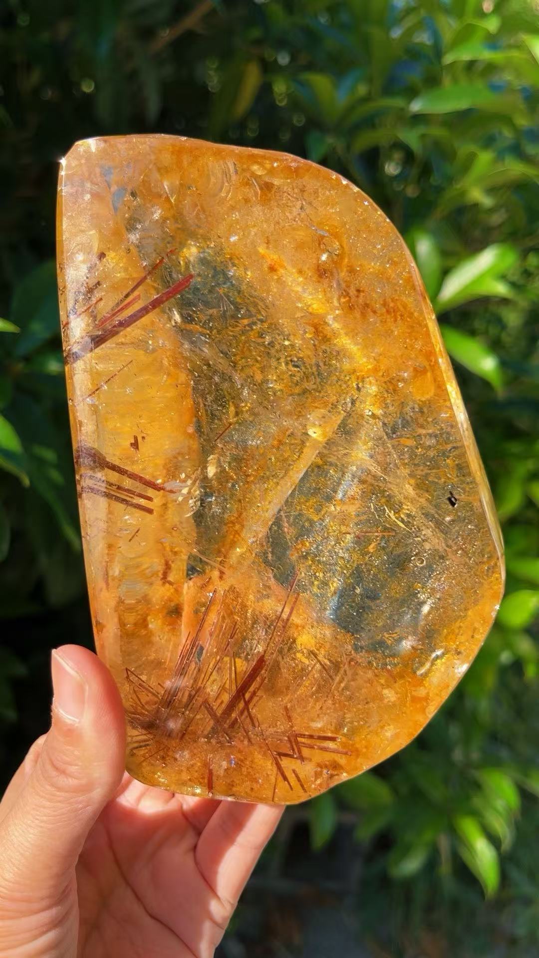 5A 1160G   Natural Red Rutilated Golden healer