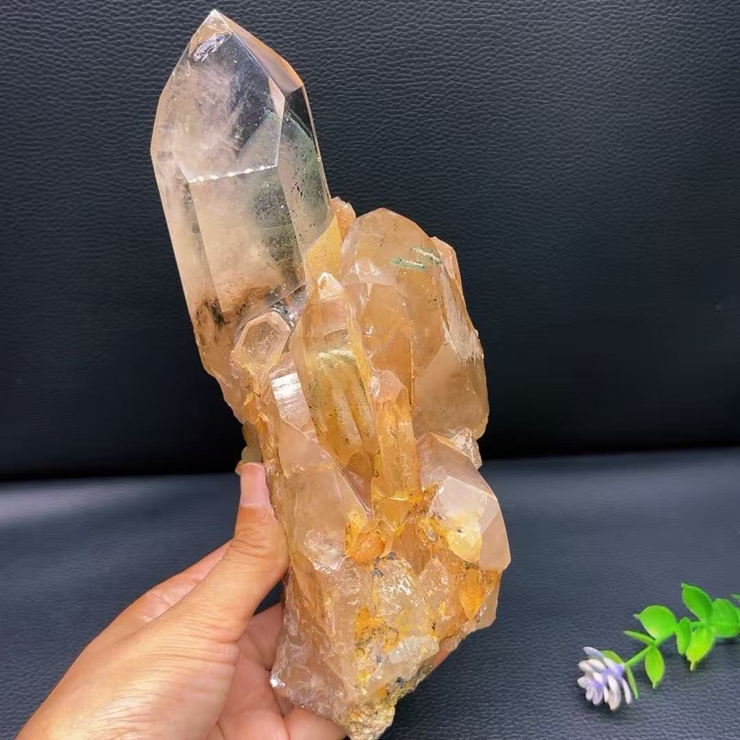 5A 1550G    Natural  Citrine Crystal Cluster