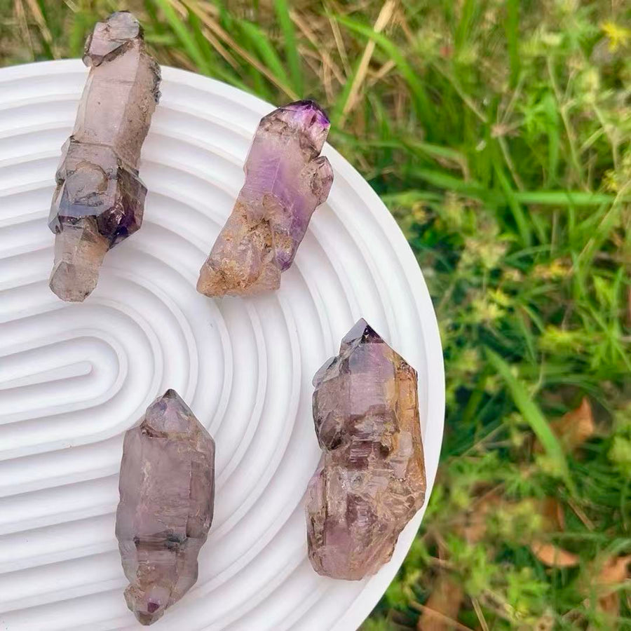 5A  70G   Himalayan Amethyst Skelenton Crystal