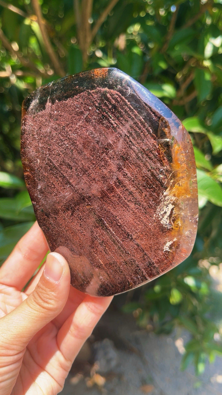5A  680G  Red and Garden Quartz