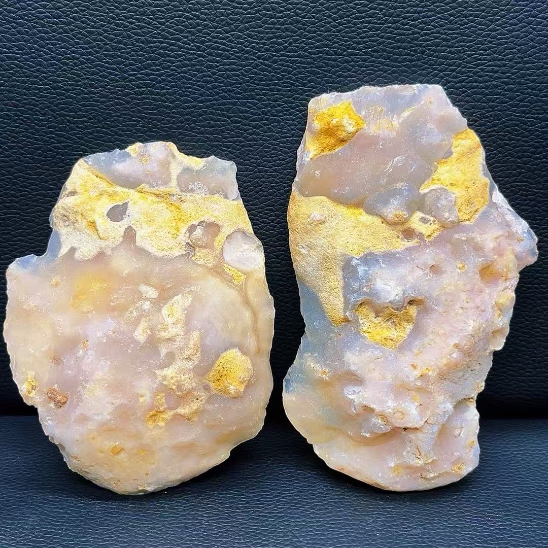 5A670G   Colorful Cherry Blossom Agate Fudge Ornament