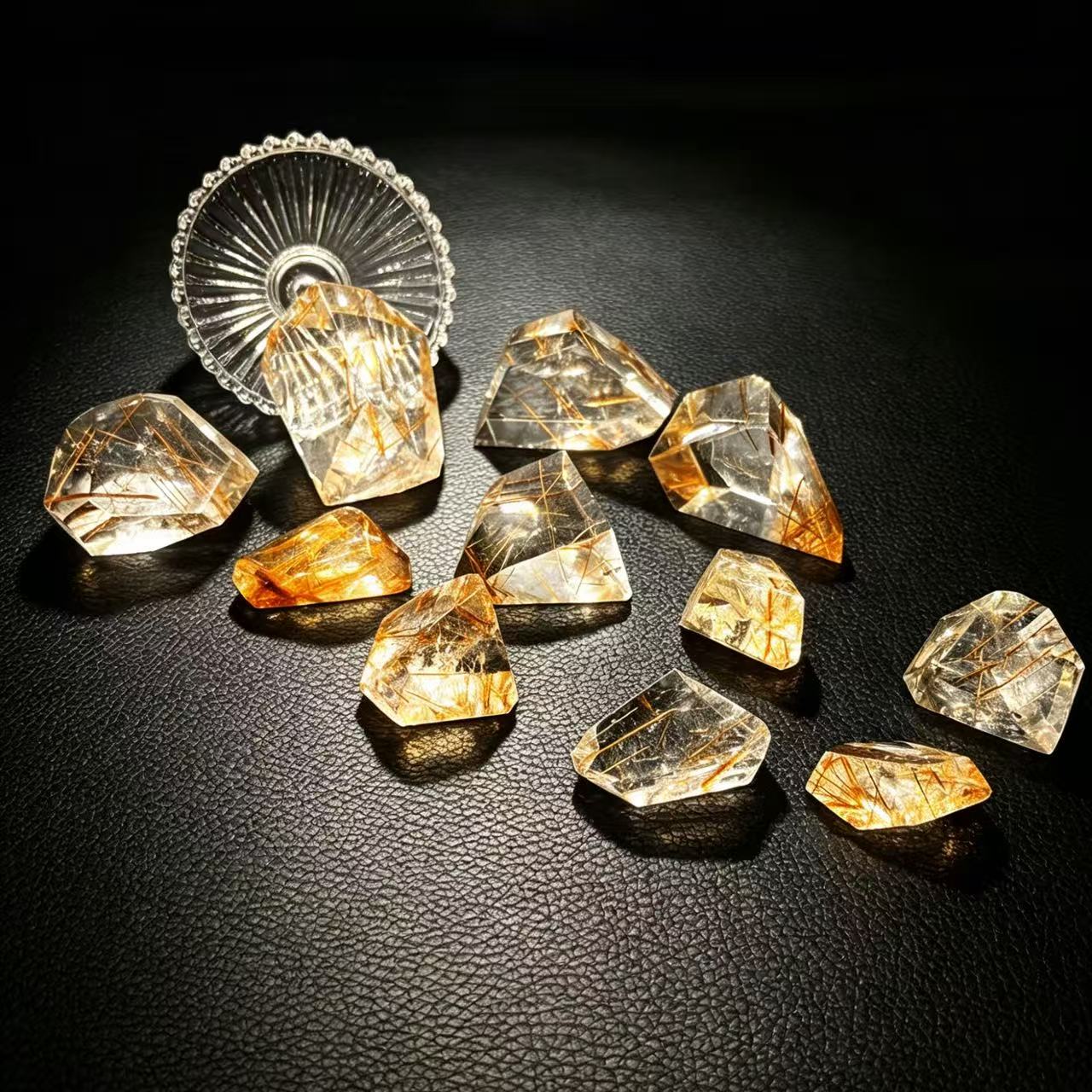 5A 50G   Natural Irregular Rutilated Crystal