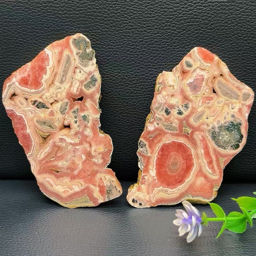 5A180G   Natural Rhodochrosite Slices