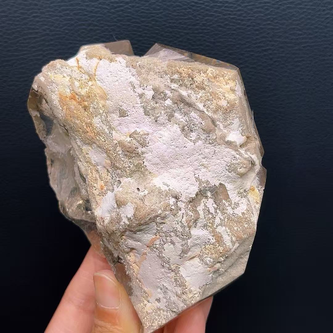 5A 450G    Natural White Phantom Quartz Cluster Ornament