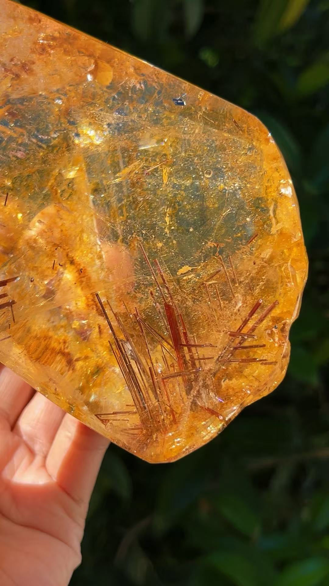 5A 1160G   Natural Red Rutilated Golden healer